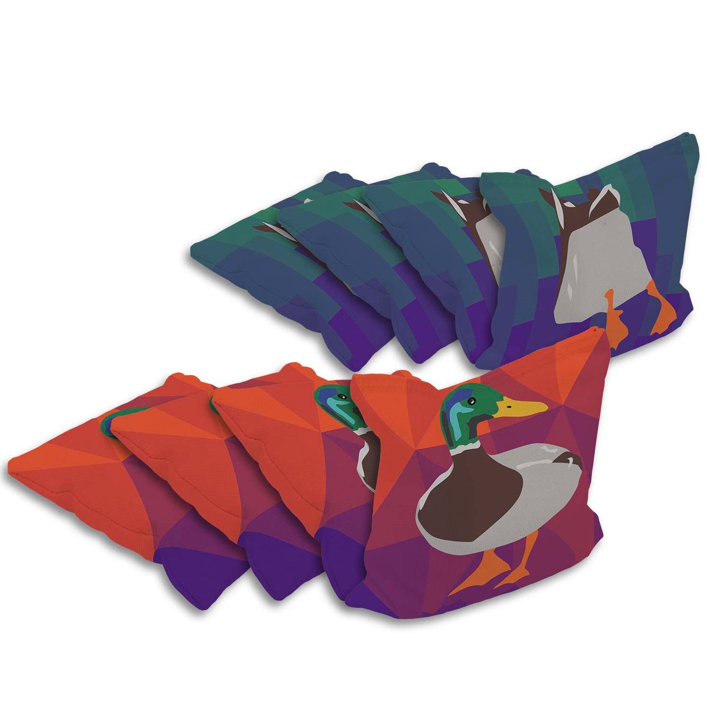 Custom Printed Double-Sided Bean Bags (Set of Eight)