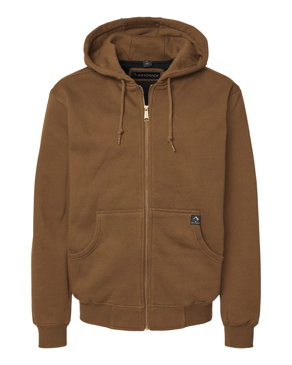 Men's Tall Crossfire Heavyweight Power Fleece Hooded Jacket with Thermal Lining - 7033T