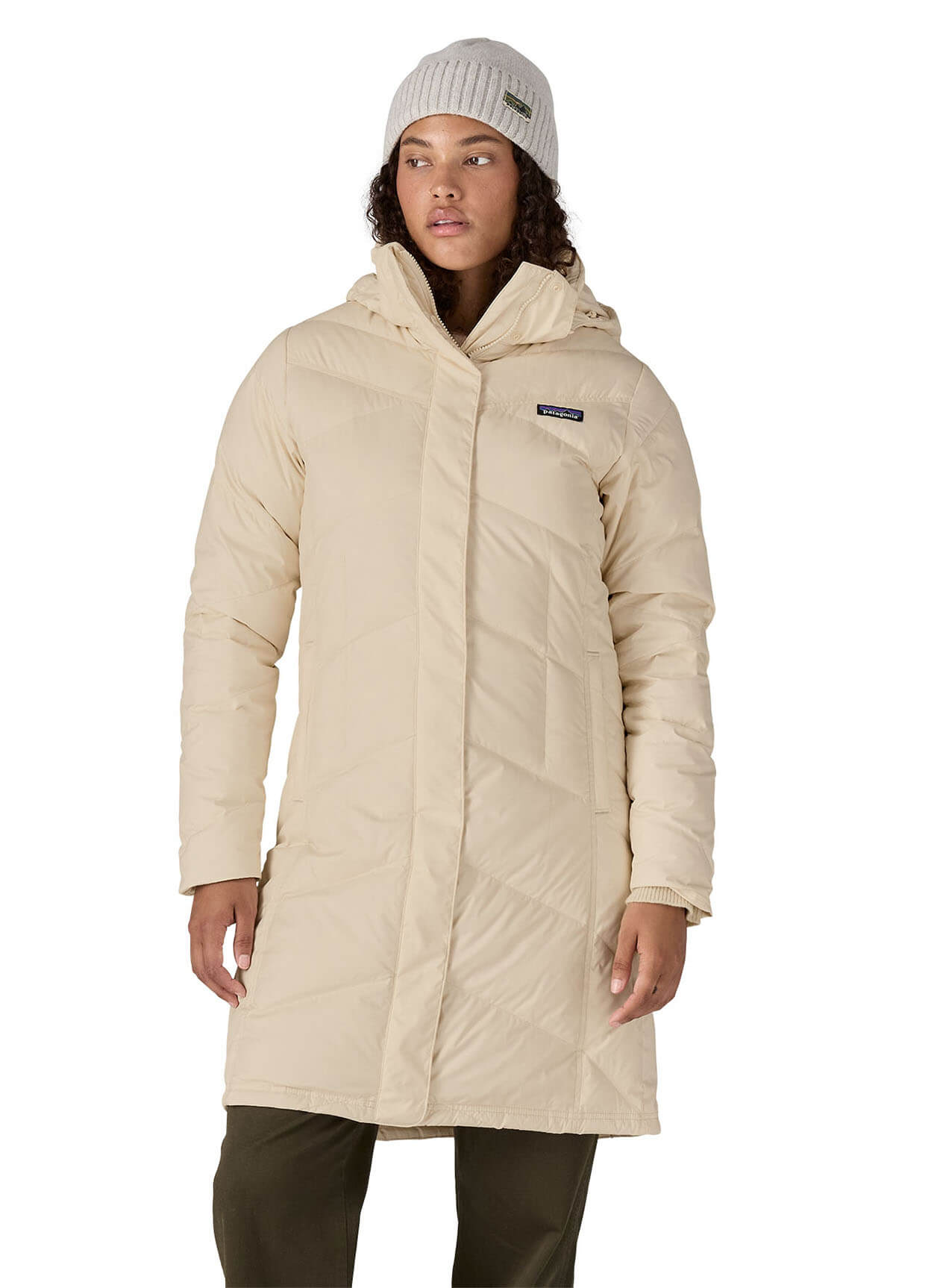 Patagonia Women's Down With It Parka - Natural - XXS
