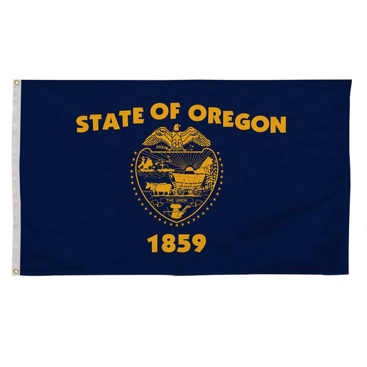 3' x 5' Oregon State Flag Double-Sided
