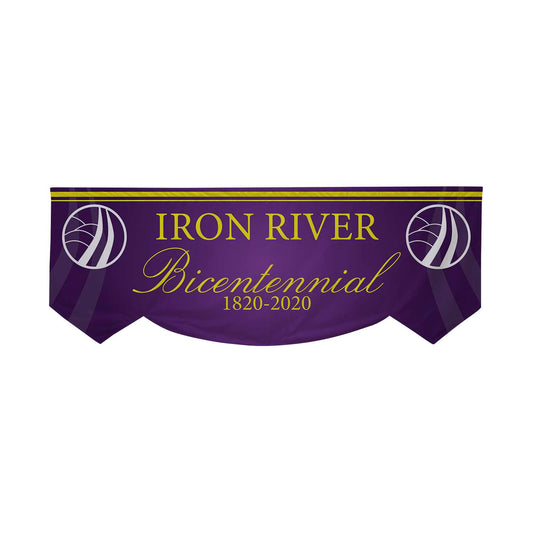 3' x 8' Parade Banner Scallop Bottom