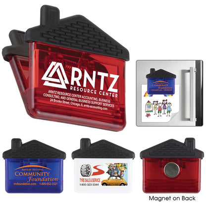 THE HOUSEMATE" HOUSE SHAPED MAGNET CLIP