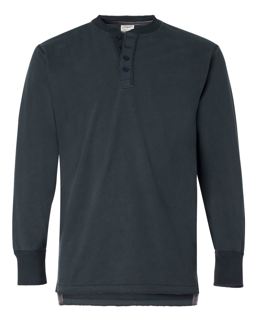 Men's Vintage Brushed Jersey Henley - 8244