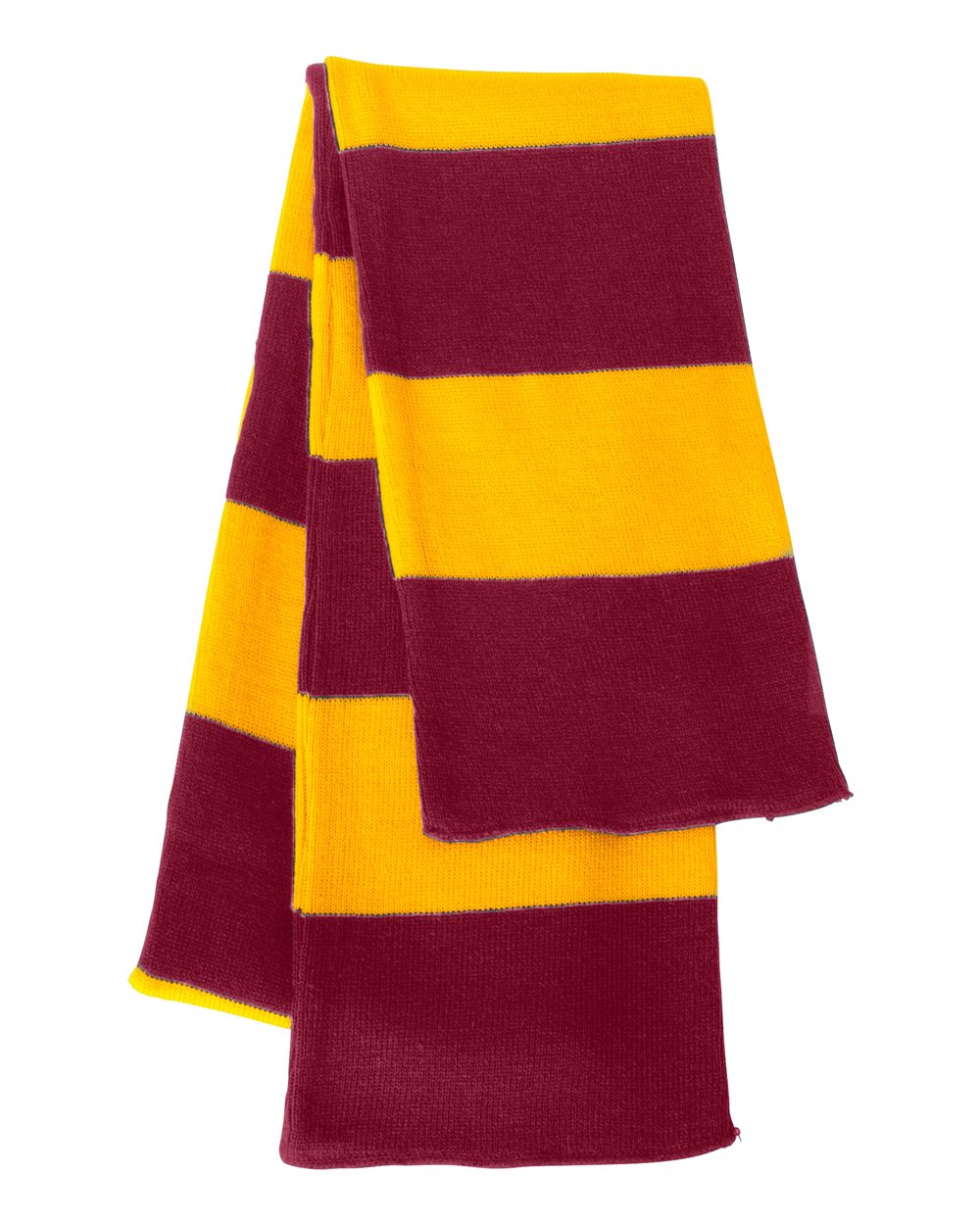 Rugby-Striped Knit Scarf - SP02