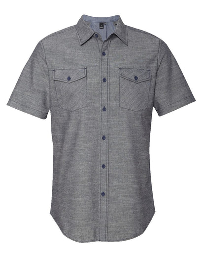 Men's Chambray Short Sleeve Shirt - 9255