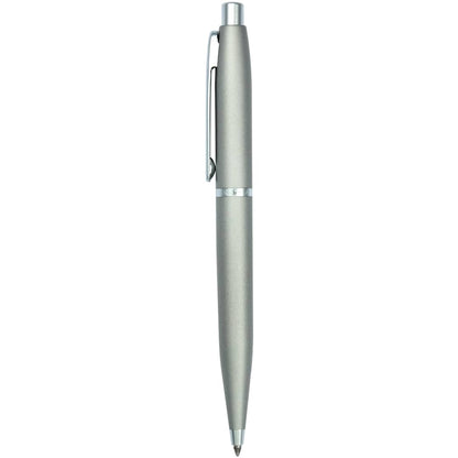 Front View of Silver Sheaffer® VFM Brushed Chrome Ballpoint