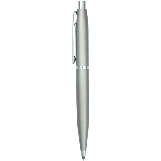 Front View of Silver Sheaffer® VFM Brushed Chrome Ballpoint