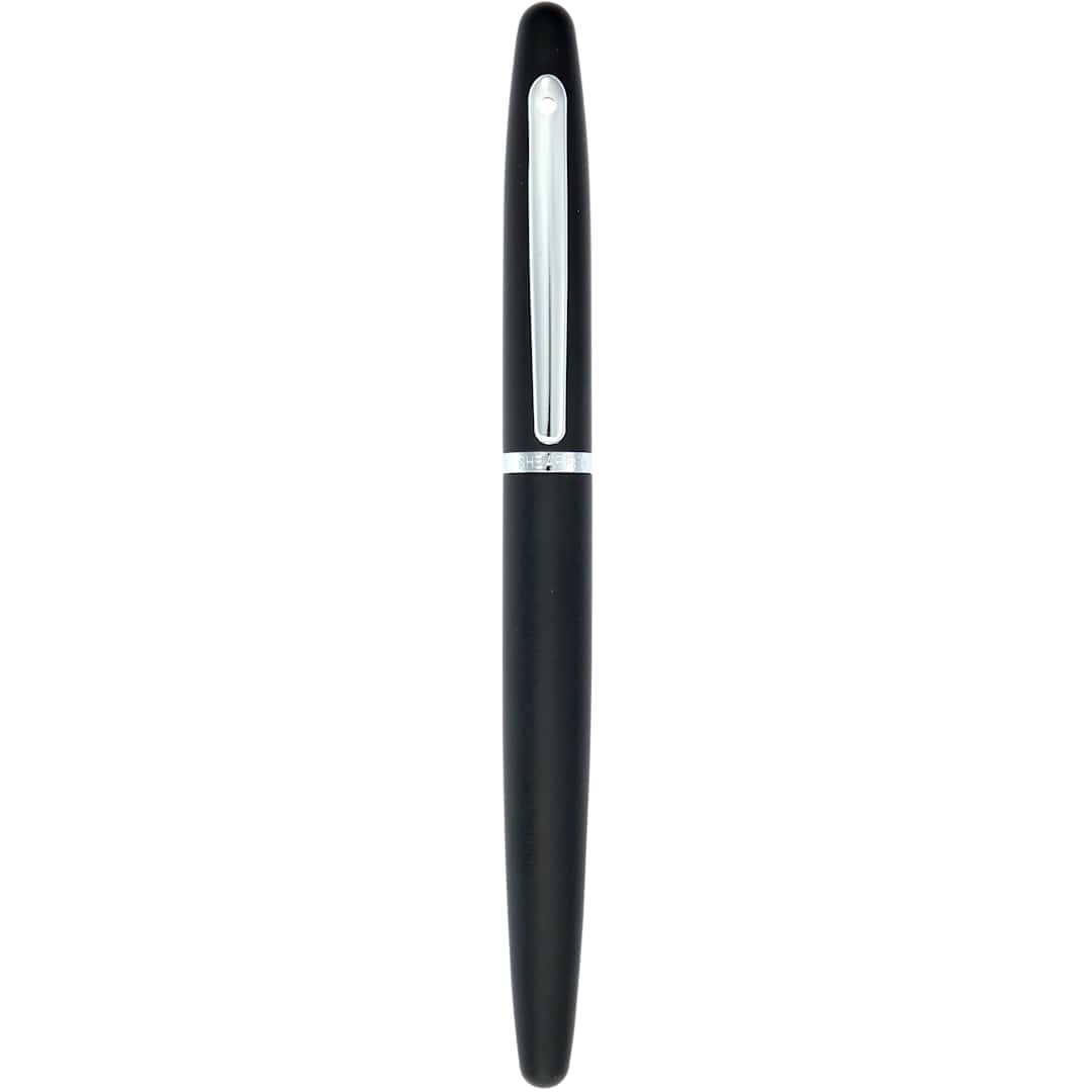 Front View of Black Sheaffer® VFM Matte Black Roller Ball