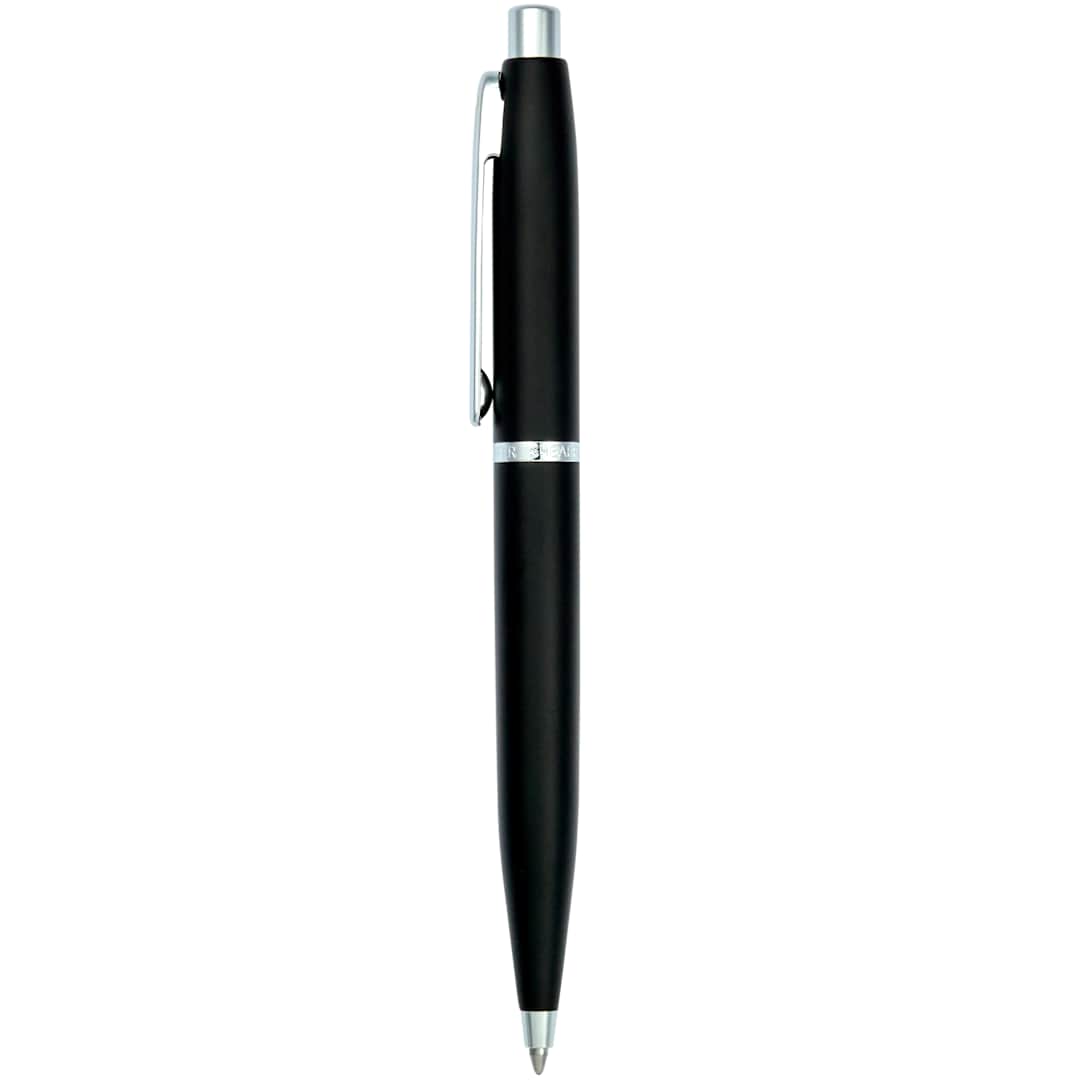 Front View of Black Sheaffer® VFM Matte Black Ballpoint