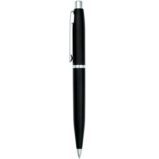 Front View of Black Sheaffer® VFM Matte Black Ballpoint