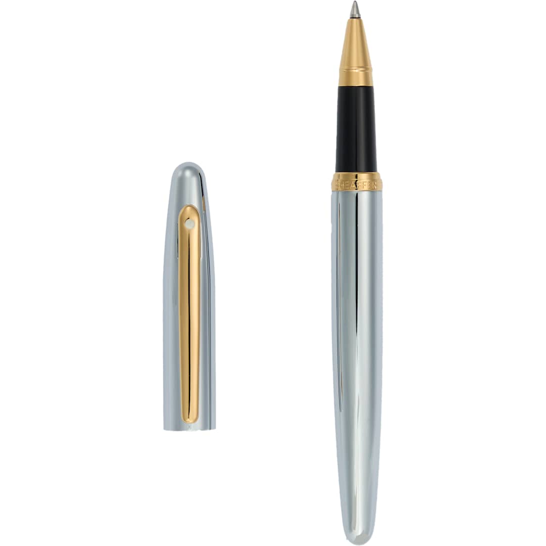 Sheaffer® VFM Polished Chrome with Gold Roller Bal