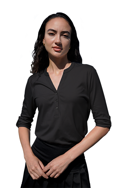 Black Women’s Vansport Victory Polo  - XS