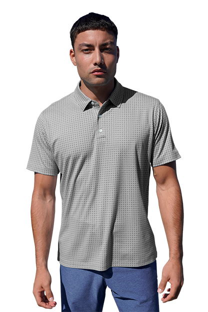 Black/Grey Vansport Arrowhead Polo  - S