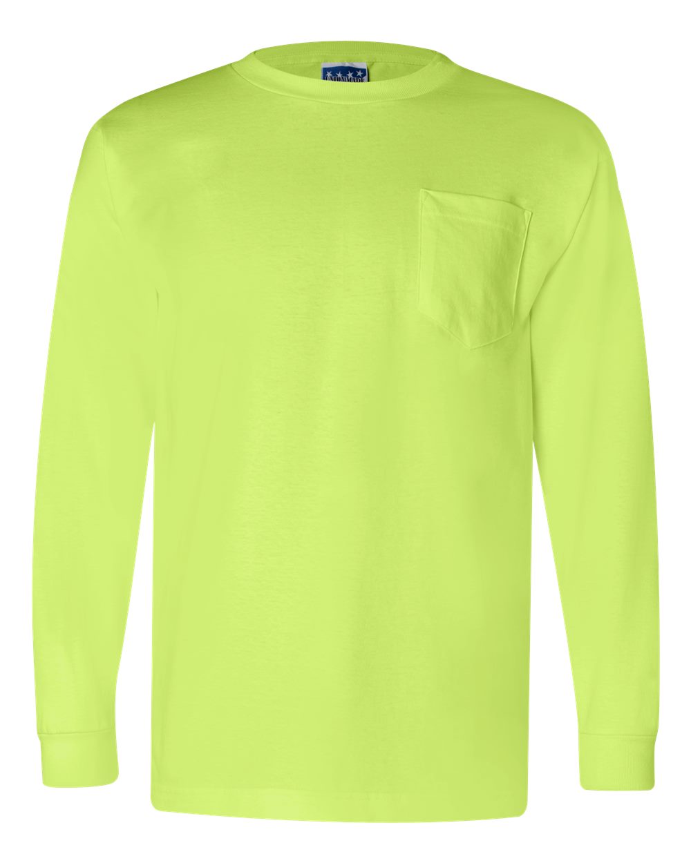 Unisex Union-Made Long Sleeve Pocket T-Shirt - 3055
