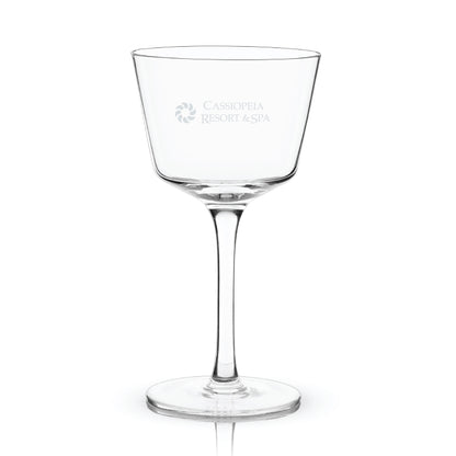 Viski® Angled Crystal Nick & Nora Glass