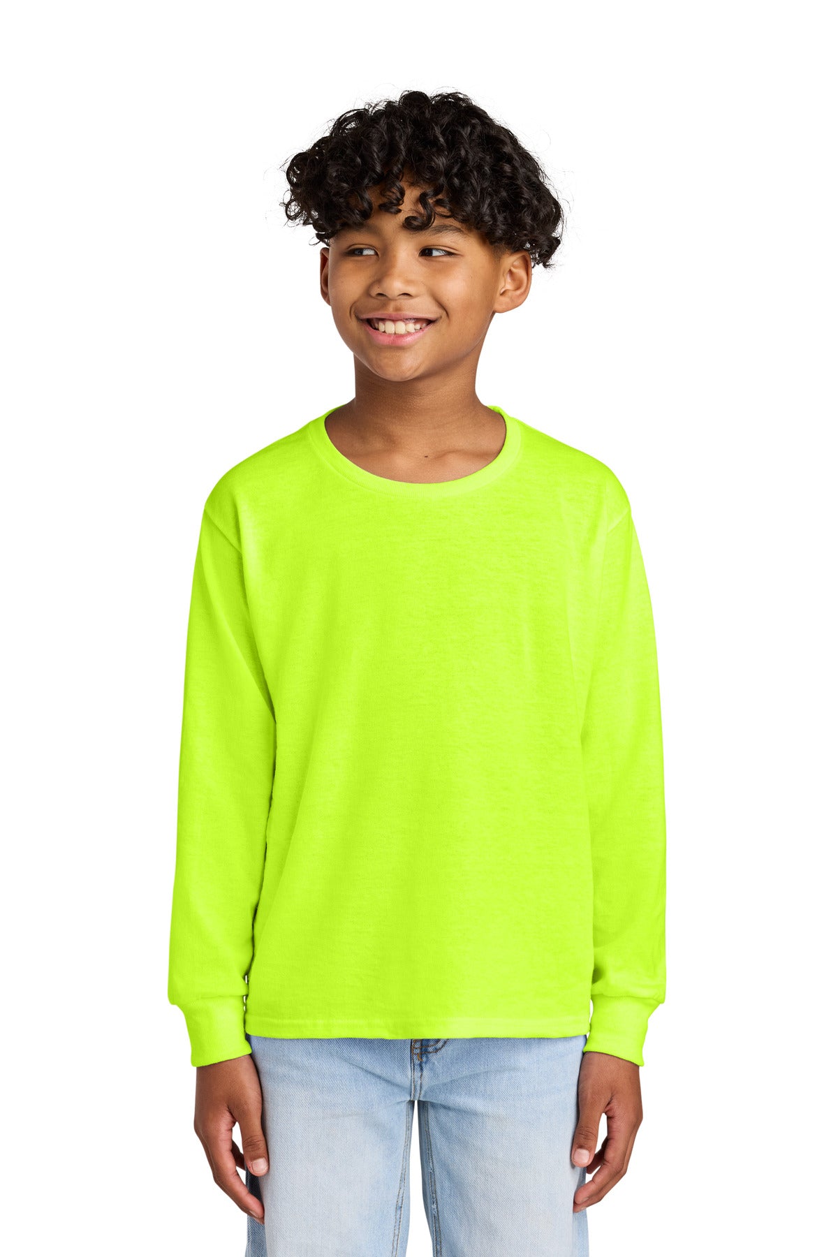 SanMar 29BL_safetygreen_model_front.jpg