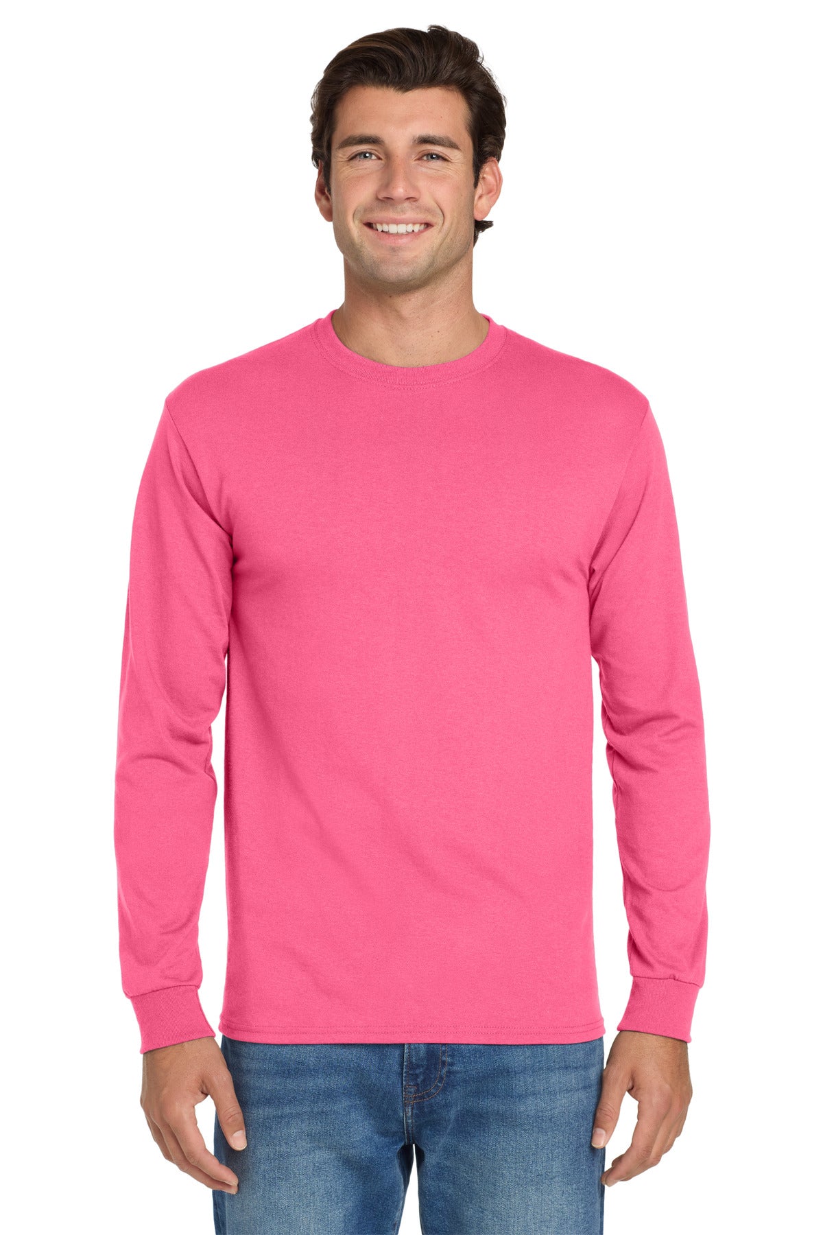 Jerzees - Dri-Power 50/50 Cotton/Poly Long Sleeve T-Shirt. 29LS