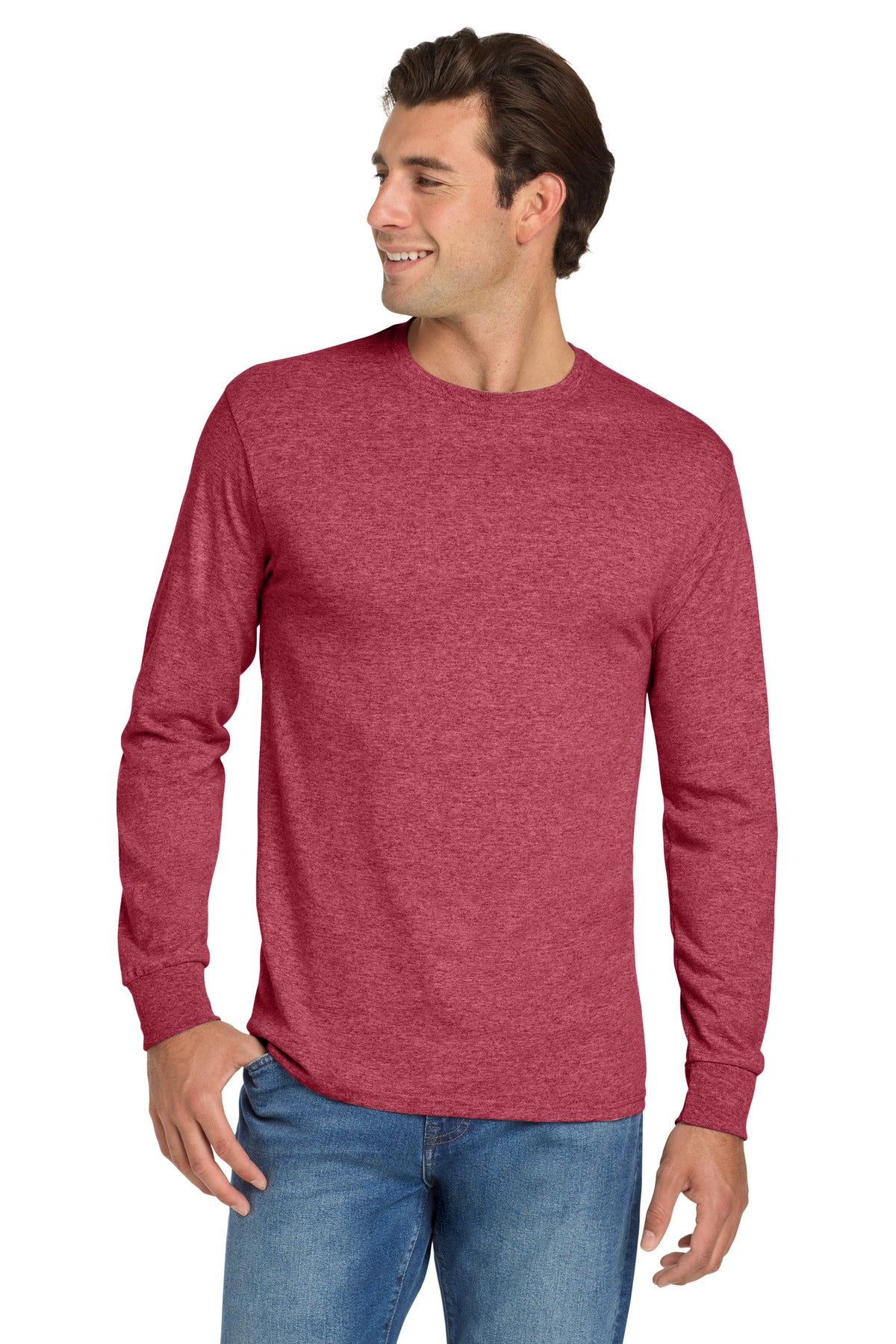 Jerzees - Dri-Power 50/50 Cotton/Poly Long Sleeve T-Shirt. 29LS