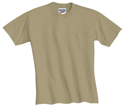 Jerzees - Dri-Power 50/50 Cotton/Poly Pocket T-Shirt. 29MP