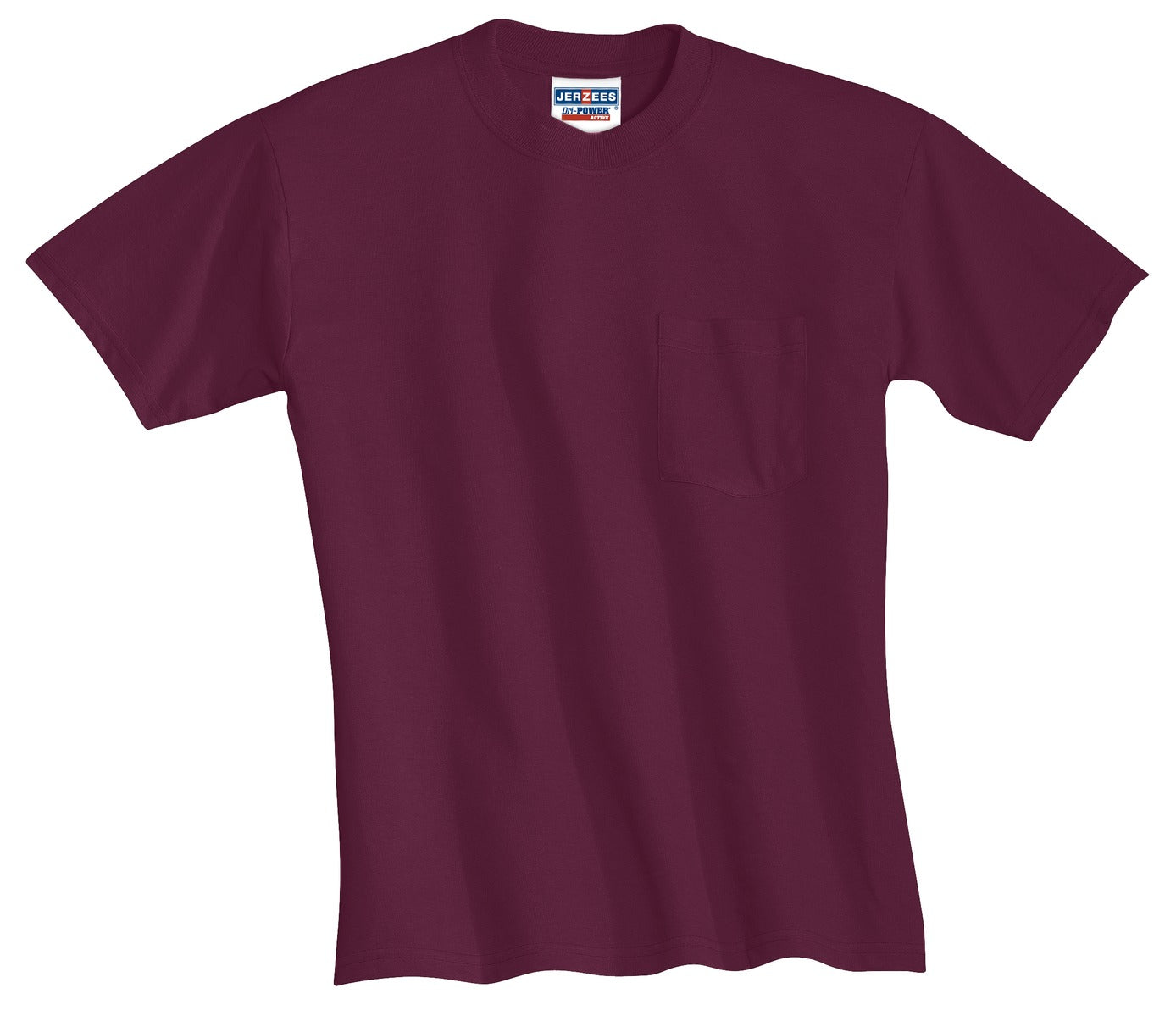 Jerzees - Dri-Power 50/50 Cotton/Poly Pocket T-Shirt. 29MP