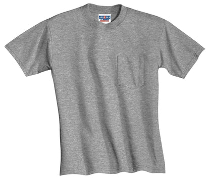Jerzees - Dri-Power 50/50 Cotton/Poly Pocket T-Shirt. 29MP