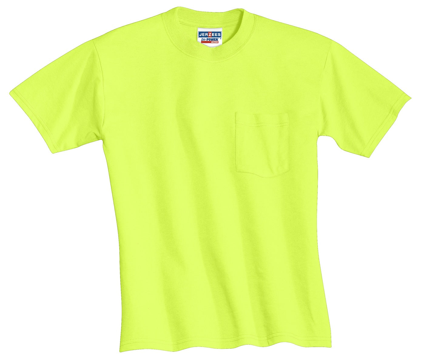 Jerzees - Dri-Power 50/50 Cotton/Poly Pocket T-Shirt. 29MP