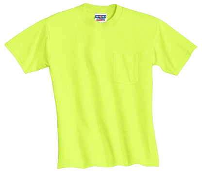 Jerzees - Dri-Power 50/50 Cotton/Poly Pocket T-Shirt. 29MP