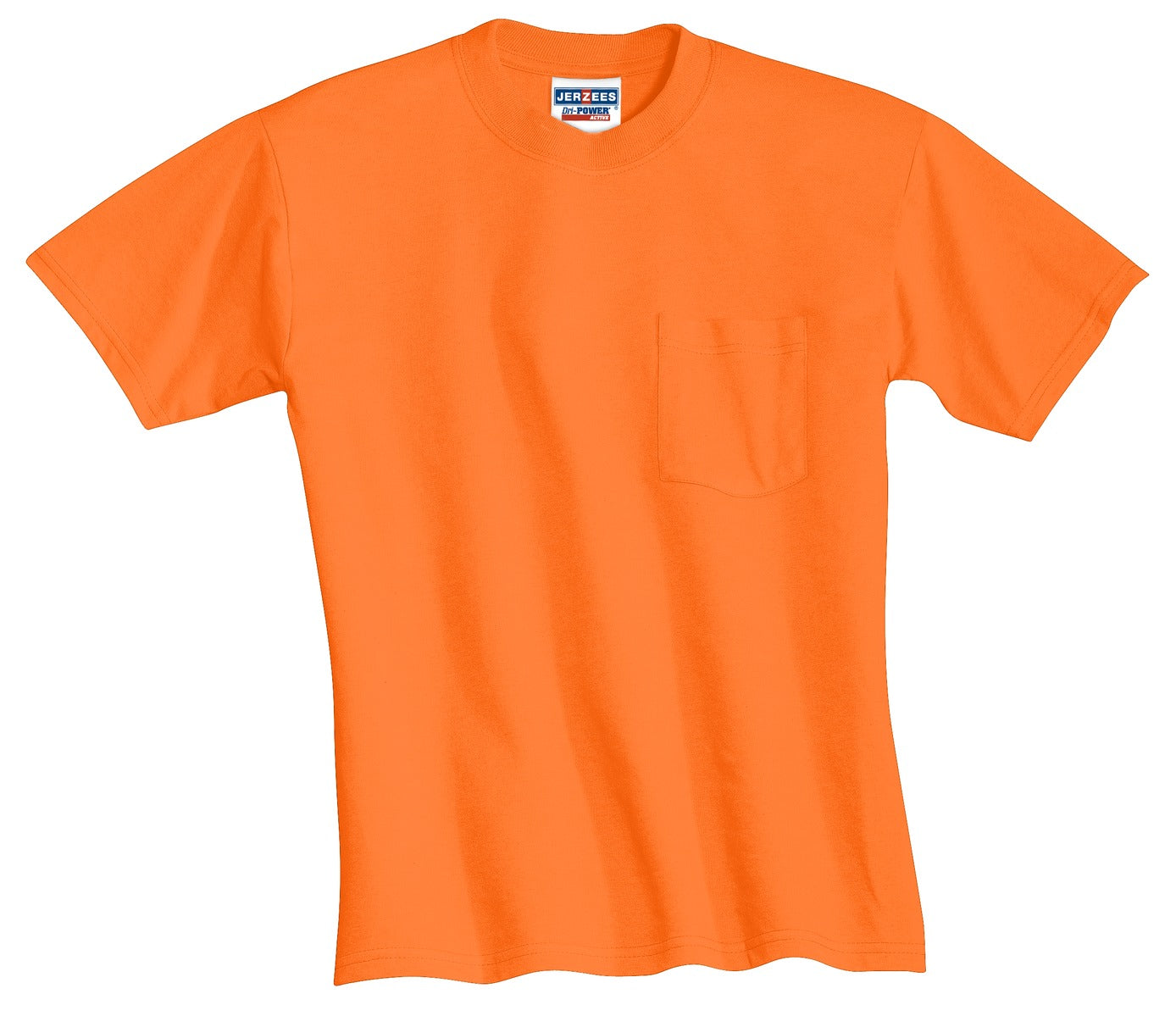 Jerzees - Dri-Power 50/50 Cotton/Poly Pocket T-Shirt. 29MP