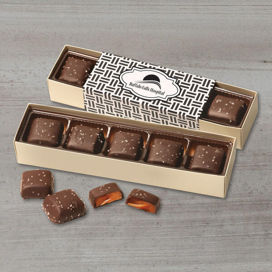 Chocolate Sea Salt Caramels Flight with Weave Wrap
