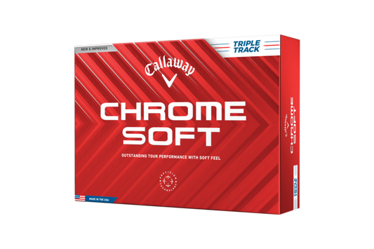 Callaway Chrome Soft Triple Track Golf Balls - White