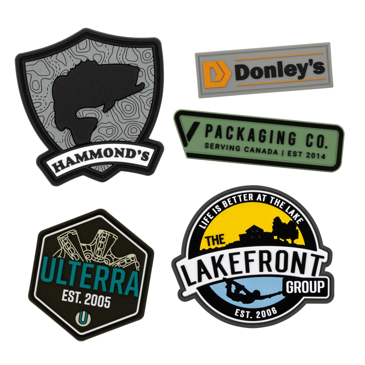 Custom Soft PVC Patch Labels (3")