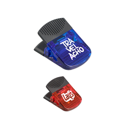 Translucent Blue Square Power Clip