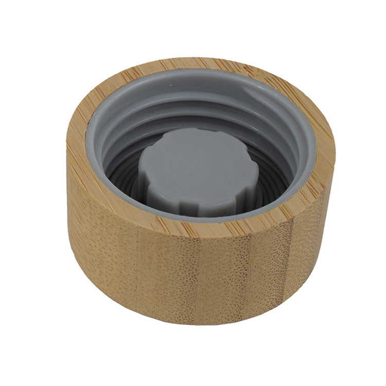 “CLEARLY” 22 oz Recycled RPET Bottle With Bamboo Cap