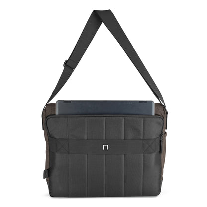Charcoal Heather-Black Heritage Supply Tanner Laptop Messenger Bag