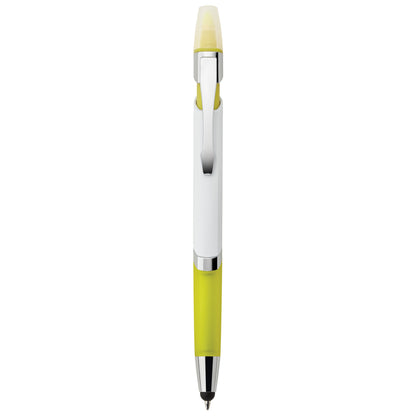 Cynthia 3-in-1 ballpoint pen/stylus/highlighter
