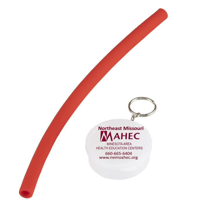 “Eco-Straw” 10” Reusable Silicone Straw