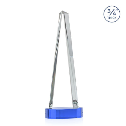 Majestic Tower Award on Alberton Base - Sky Blue