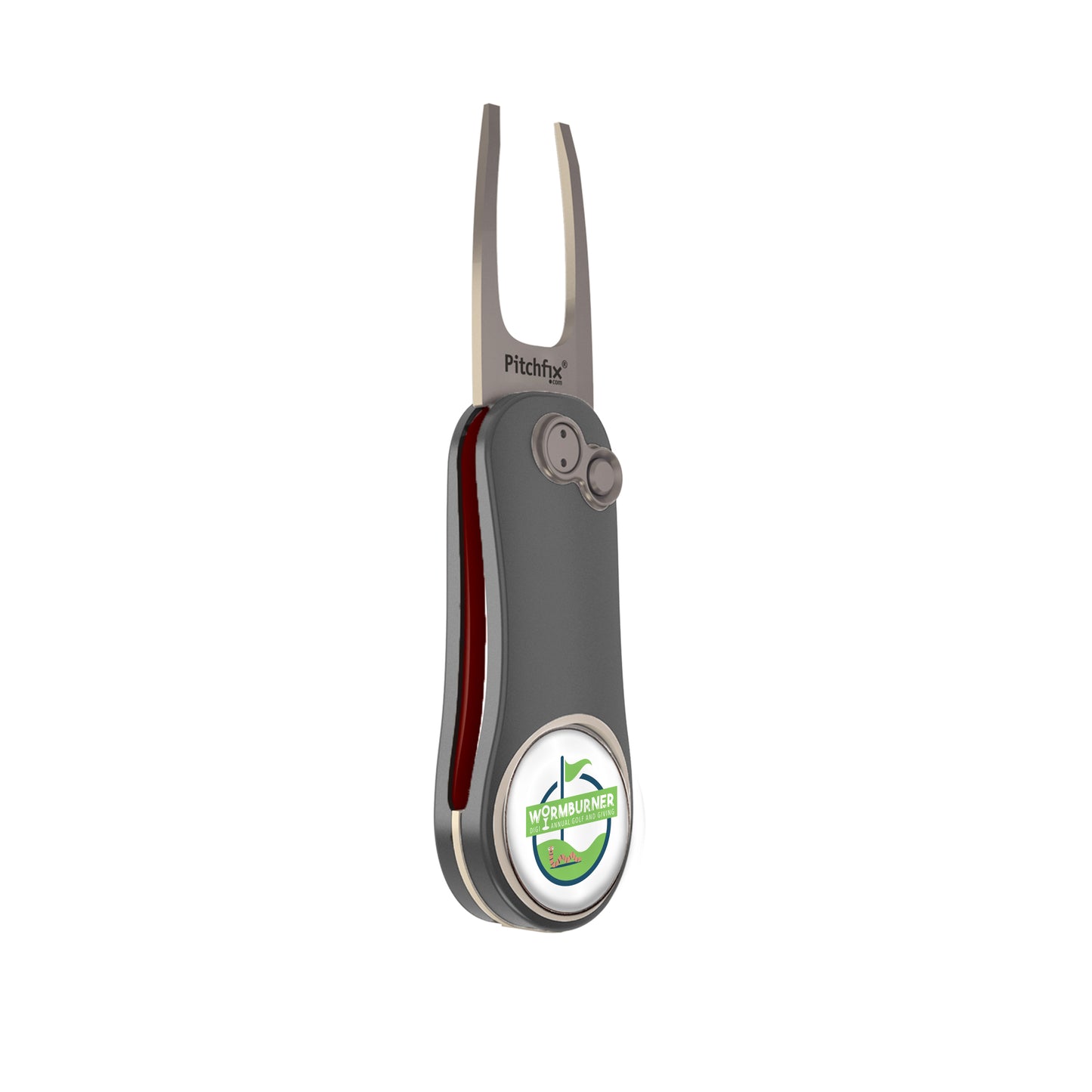 Pitchfix Hybrid 2.0 Golf Divot Tool w/ Custom Ball Marker