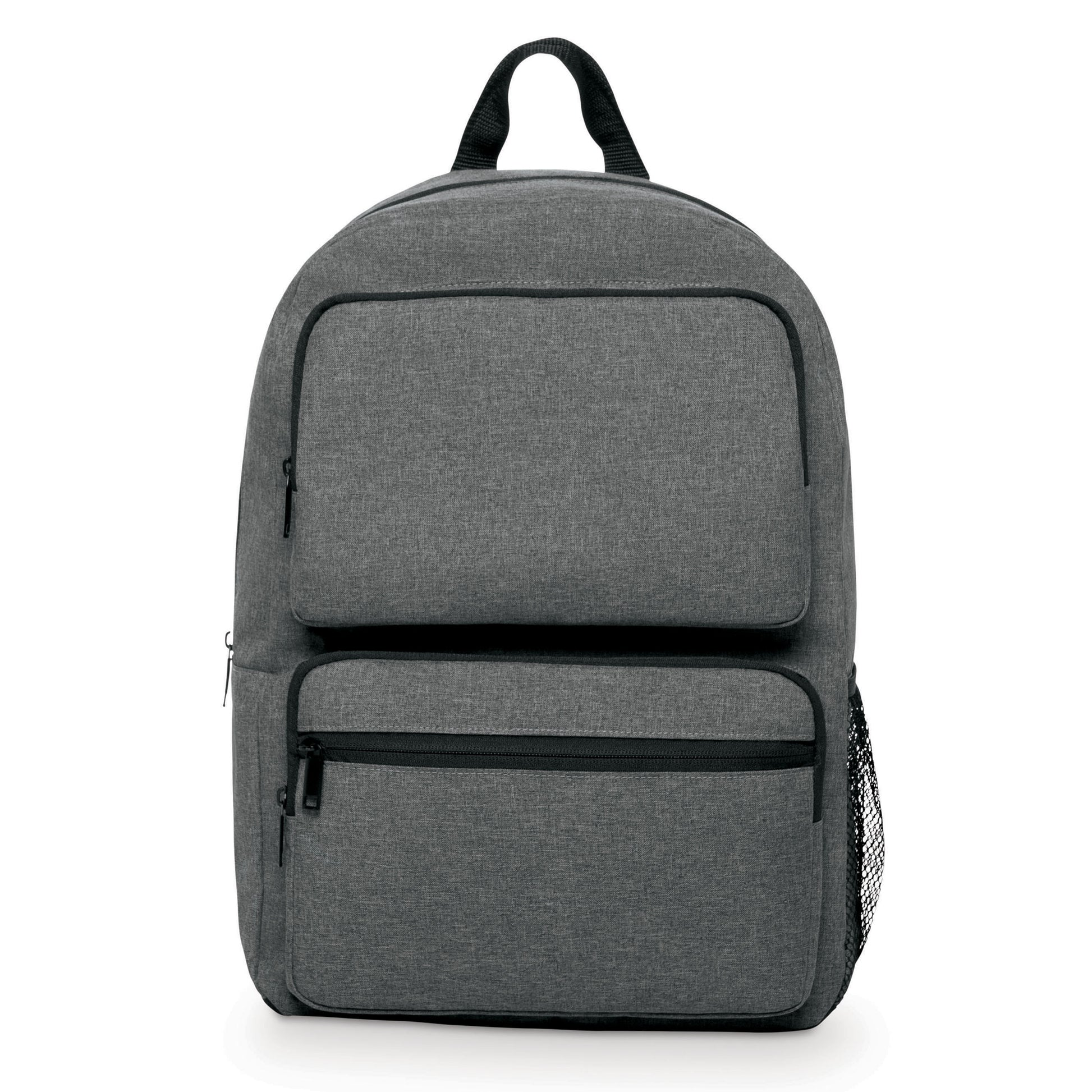 Business smart dual-pocket 15" laptop backpack