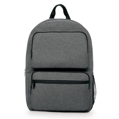 Business smart dual-pocket 15" laptop backpack