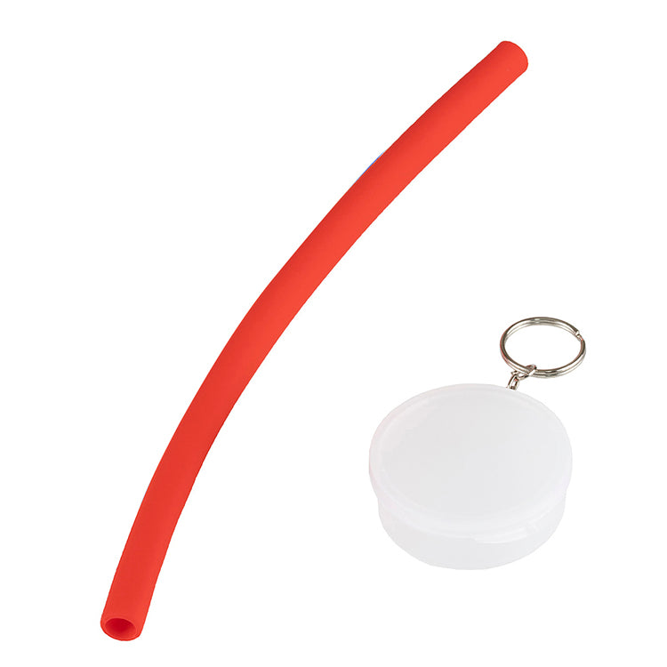 “Eco-Straw” 10” Reusable Silicone Straw