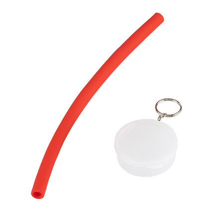 “Eco-Straw” 10” Reusable Silicone Straw
