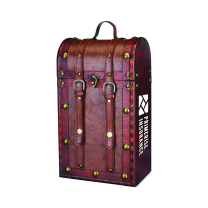Twine Living® 2 Bottle Antique Wine Box
