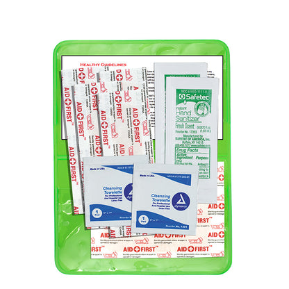"MESS-NO-MORE XL" 10 Piece Stay Clean First Aid Kit