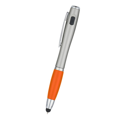 Trio Pen With LED Light And Stylus