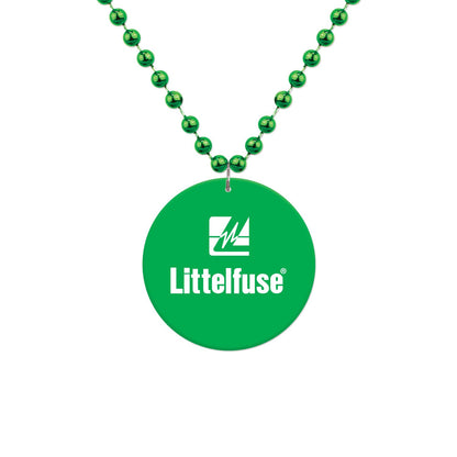 Medallion Bead Necklace w/ Medallion