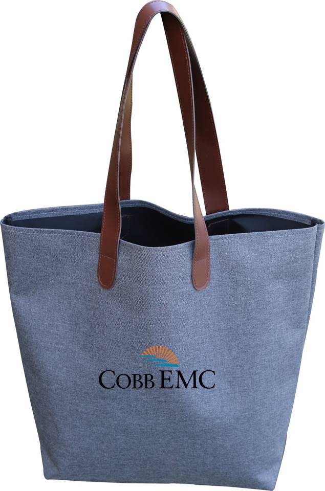 Blue Nottingham Tote