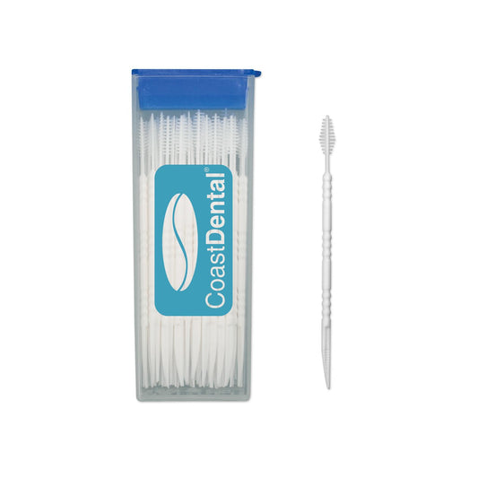 Blue/Clear Interdental Flossing Brush