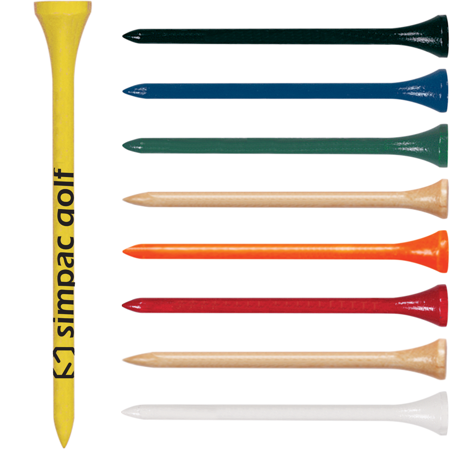 Black 3 1/4" Plus Golf Tee