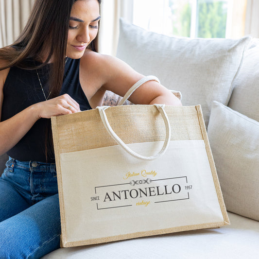 Julia Jute Tote Bag